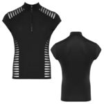 Svenjoyment Shirt met doorzichtige strepen