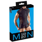 Svenjoyment Shirt met doorzichtige strepen