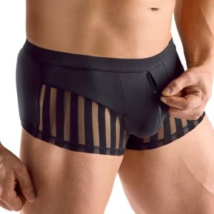 Svenjoyment zwarte boxer met strepen