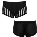 Svenjoyment zwarte boxer met strepen