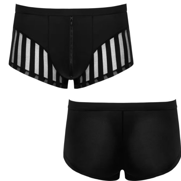 Svenjoyment zwarte boxer met strepen