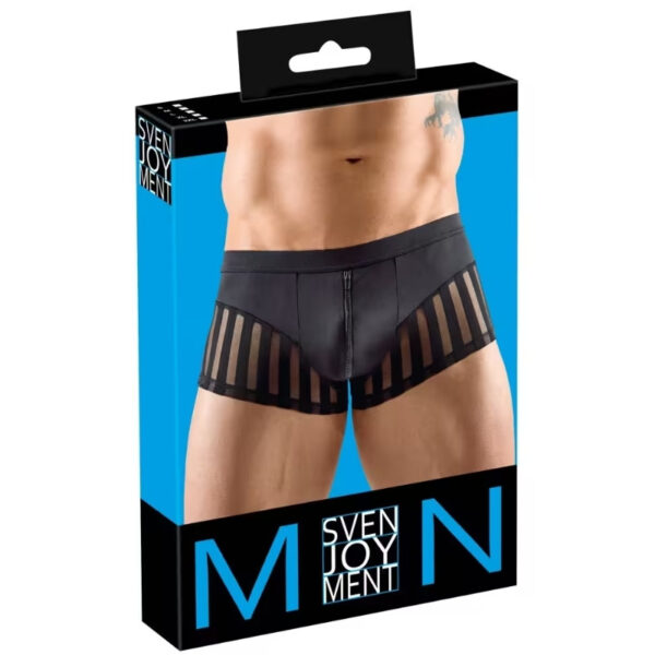 Svenjoyment zwarte boxer met strepen