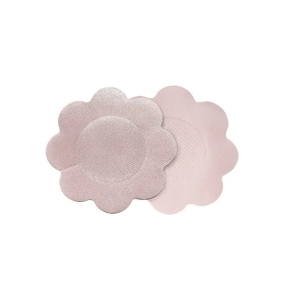 Bye Bra - Breast Lift & Silk Nipple Covers D-F - Nude (3 pairs)