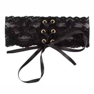 Cotelli Halsband met vetersluiting