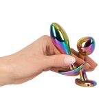 Metalen Butt Plug Set in regenboogkleuren