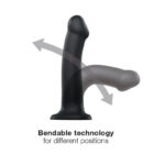 Strap-On-Me Dual Density Dildo paars M - 18 cm