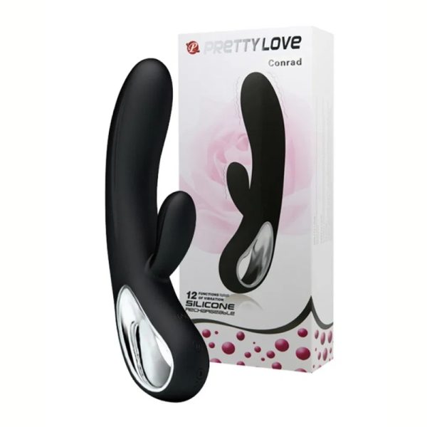 Pretty Love Elmer - Rabbit Vibrator zwart