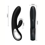 Pretty Love Elmer - Rabbit Vibrator zwart