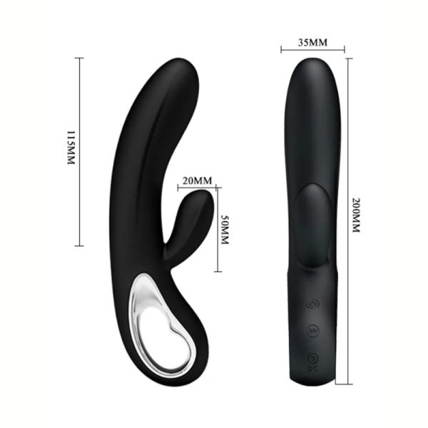 Pretty Love Elmer - Rabbit Vibrator zwart