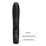 Pretty Love Elmer - Rabbit Vibrator zwart