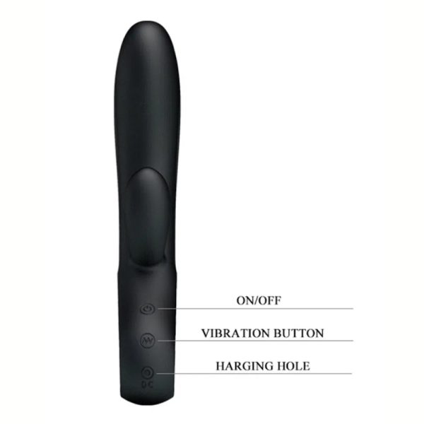 Pretty Love Elmer - Rabbit Vibrator zwart