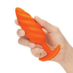 B-Vibe Swirl - Textured Vibrating Plug Medium