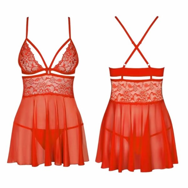 Obesessive babydoll rood