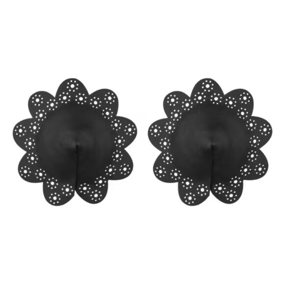 Obsessive Nipple covers - Zwarte bloemetjes