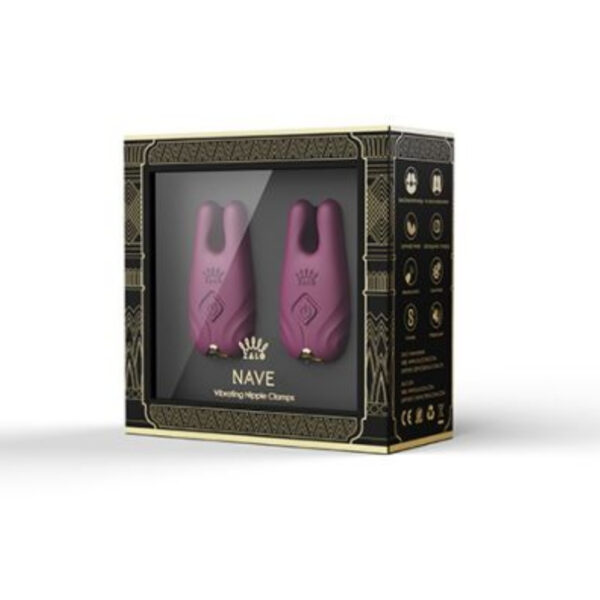 Zalo Nave Vibrating Nipple Clamps