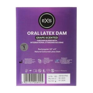 EXS Oral Dam Druif- 1 stuk