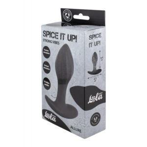 Spice it Up Allure - Vibrating Anal Plug zwart