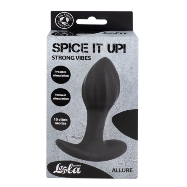 Spice it Up Allure - Vibrating Anal Plug zwart