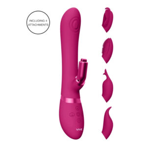 Vive Etsu - Pulse Wave G-Spot Rabbit & Clitoral Stimulator - Pink