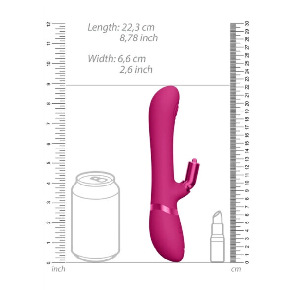 Vive Etsu - Pulse Wave G-Spot Rabbit & Clitoral Stimulator - Pink
