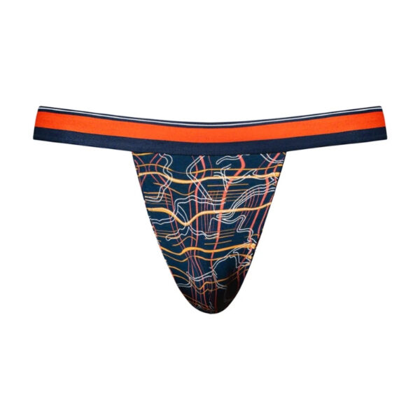 Male Power Jock - Navy Marble