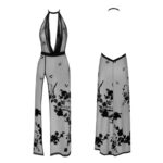 Noir Lange Jurk Libido