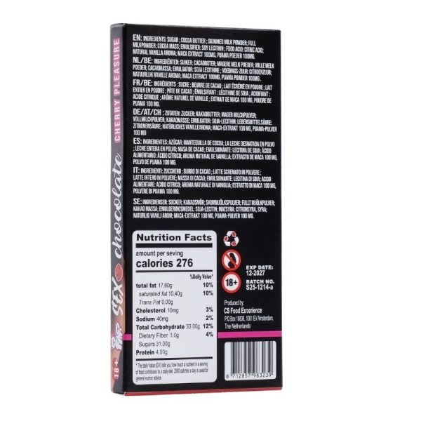 Boinky Stimulerende Chocolade Sex Cherry - voor mannen en vrouwen