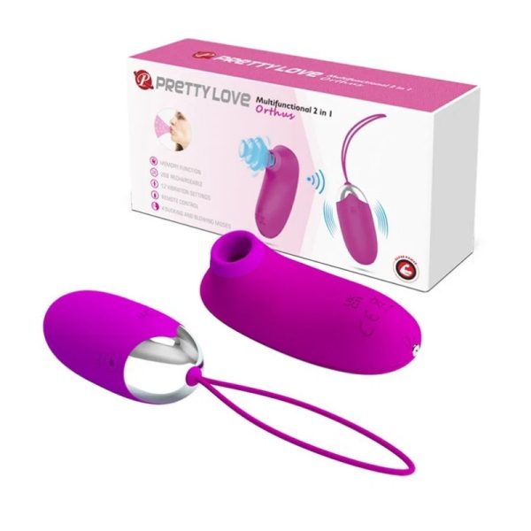 Pretty Love - Orthus - Vibrating Egg with Remote Control - Pink