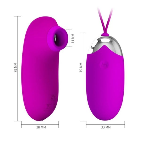 Pretty Love - Orthus - Vibrating Egg with Remote Control - Pink