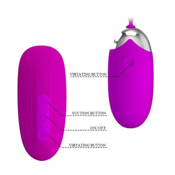 Pretty Love - Orthus - Vibrating Egg with Remote Control - Pink