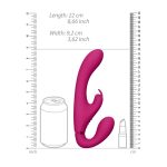 Suki - Vibrating Strapless Strap-on Rabbit Roze