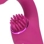 Vive Gen - Triple Motor G-Spot Vibrator with Pulse Wave and Vibrating Bristles Pink