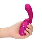 Vive Gen - Triple Motor G-Spot Vibrator with Pulse Wave and Vibrating Bristles Pink