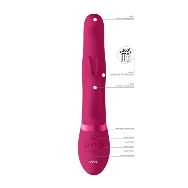 Vive Izara - Rotating Beads Rabbit Vibrator