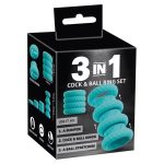 You2Toys 3-in-1 Cock & Ball Ring Set