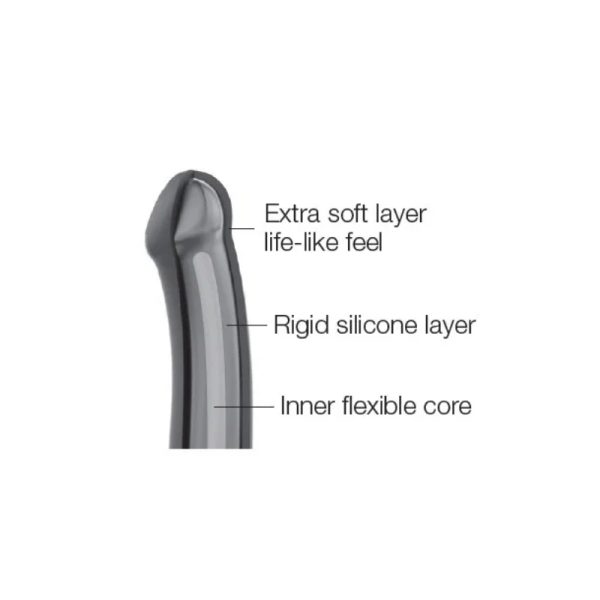 Strap-On-Me Dual Density Dildo Paars S - 17 cm